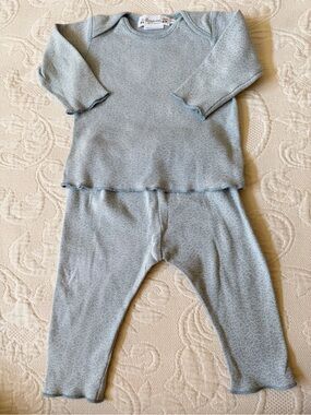 BONPOINT Baby Blue Set Size 6 Months